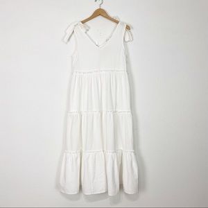 ✨Label of Love✨Tiered Sleeveless White Dress🌸